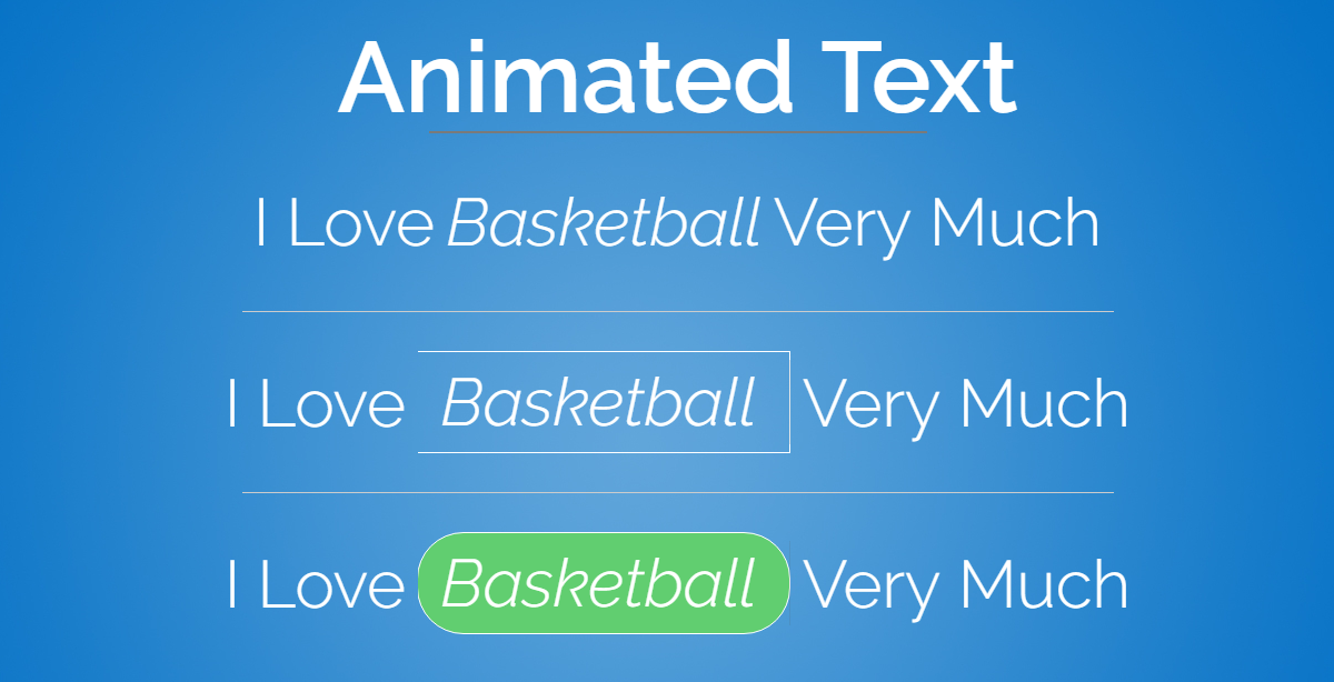 Animated Text - Elementor Addons