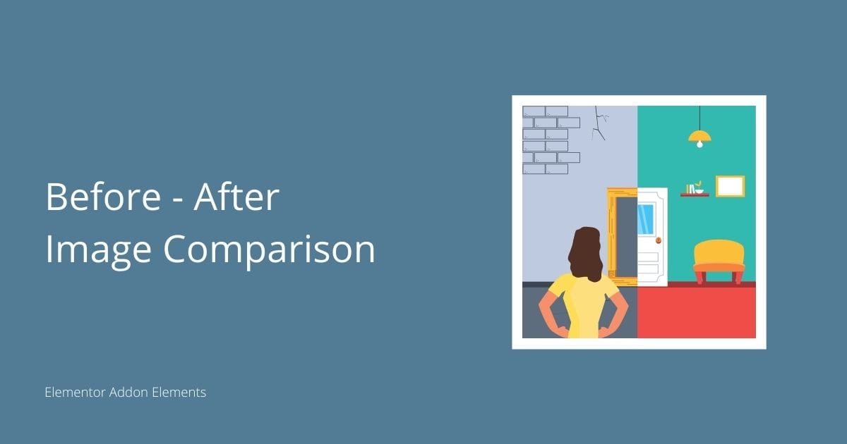 After/Before Image Comparison in Elementor